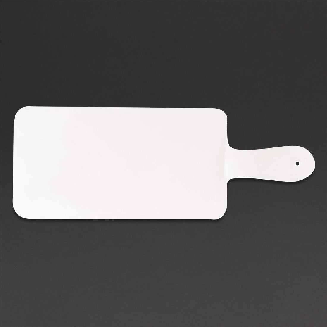 Churchill Alchemy Buffet Handled Melamine Paddle Boards White 266mm