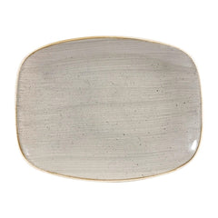 Churchill Stonecast Rectangular Plates Peppercorn Grey 202 x 261mm (12 Pack)