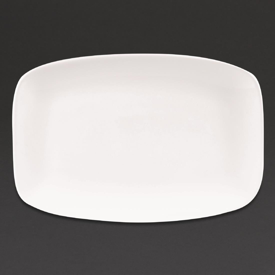 Churchill X Squared Oblong Plates White 199 x 300mm (6 Pack)