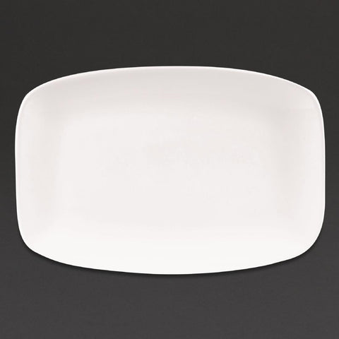 Churchill X Squared Oblong Plates White 199 x 300mm