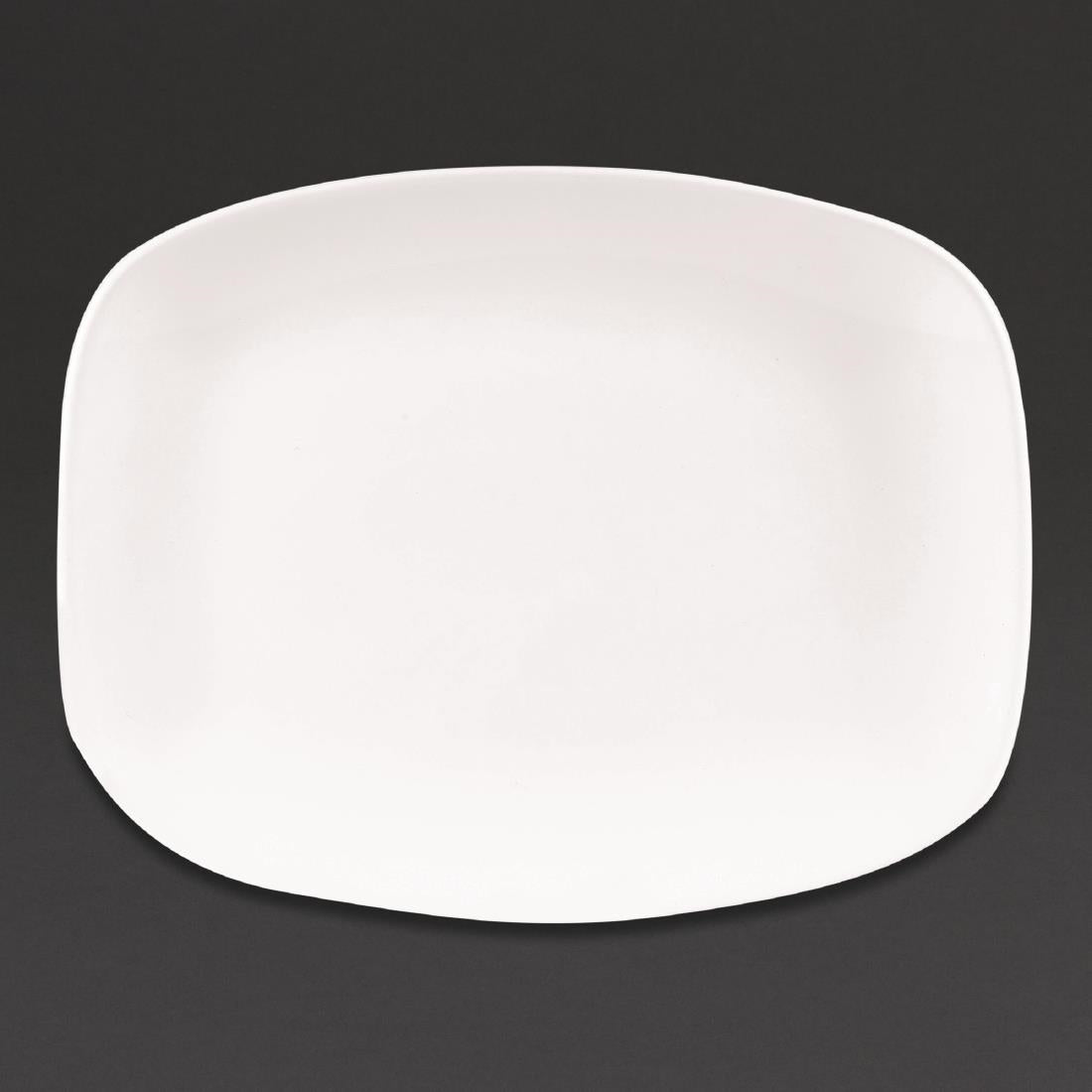 Churchill X Squared Oblong Plates White 202 x 261mm (12 Pack)