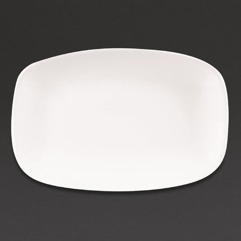 Churchill X Squared Oblong Plates White 157 x 237mm