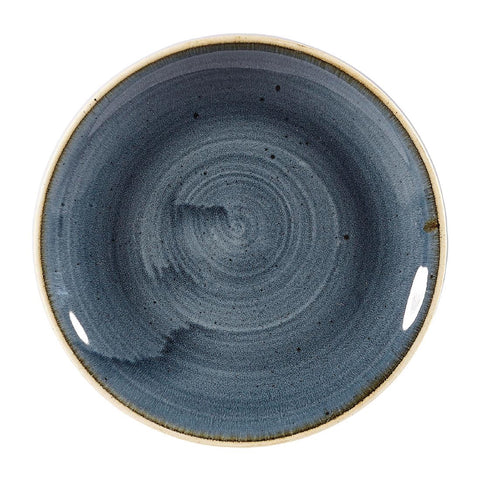 Churchill Stonecast Coupe Plates Blueberry 165mm