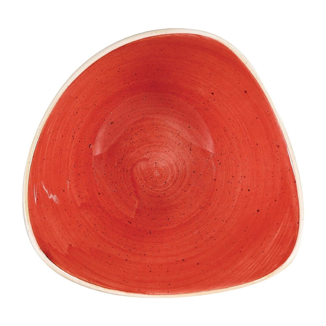 Churchill Stonecast Triangular Bowls Berry Red 153mm (12 Pack)