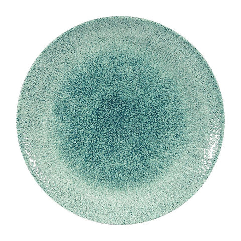 Churchill Studio Prints Raku Coupe Plates Jade Green 260mm