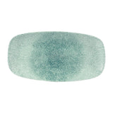 Churchill Studio Prints Raku Rectangular Plates Jade Green 153 x 298mm
