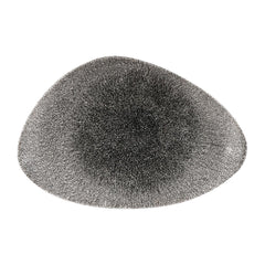 Churchill Studio Prints Raku Triangular Plates Quartz Black 300mm (6 Pack)