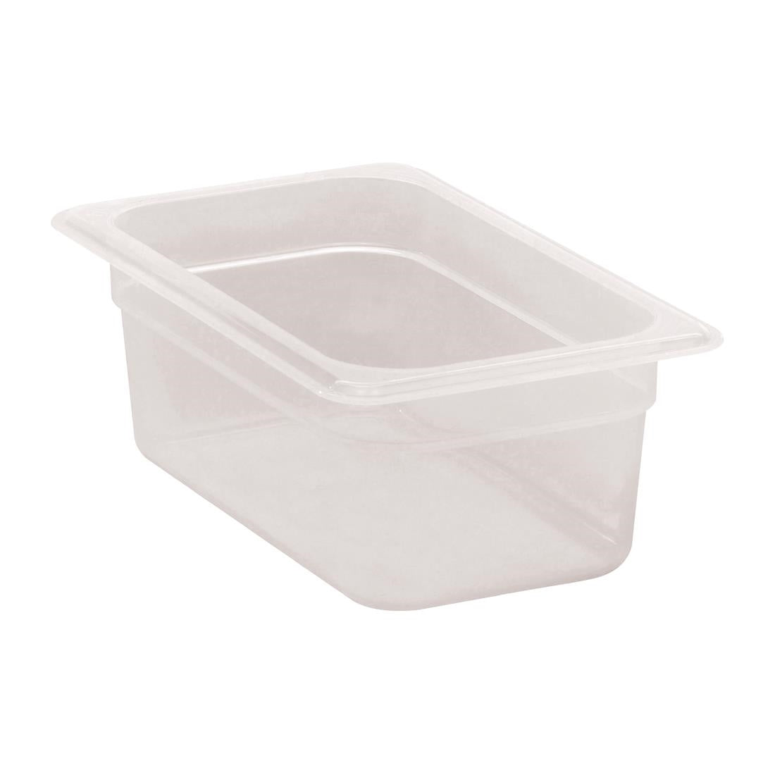 Cambro Polypropylene 1/4 Gastronorm Food Tray 100mm