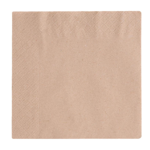 Vegware Compostable Unbleached Lunch Napkins 330mm  2-Ply