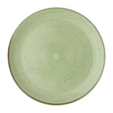 Churchill Stonecast Sage Green Coupe Plates (Pack of 12)