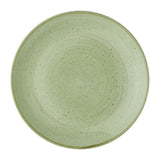 Churchill Stonecast Sage Green Coupe Plates 260mm (12 Pack)