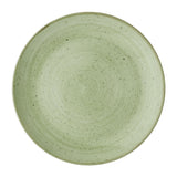 Churchill Stonecast Sage Green Coupe Plates (Pack of 12)