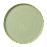 Churchill Stonecast Sage Green Walled Plates (Pack of 6)