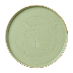 Churchill Stonecast Sage Green Walled Plates 260mm (6 Pack)