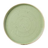 Churchill Stonecast Sage Green Walled Plates 210mm (6 Pack)