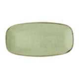 Churchill Stonecast Sage Green Chefs' Oblong Plates 298mm (12 Pack)