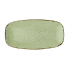 Churchill Stonecast Sage Green Chefs' Oblong Plates 298mm (12 Pack)