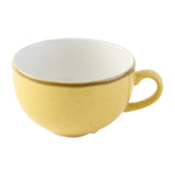 Churchill Stonecast Mustard Seed Cappuccino Cups (Pack of 12)