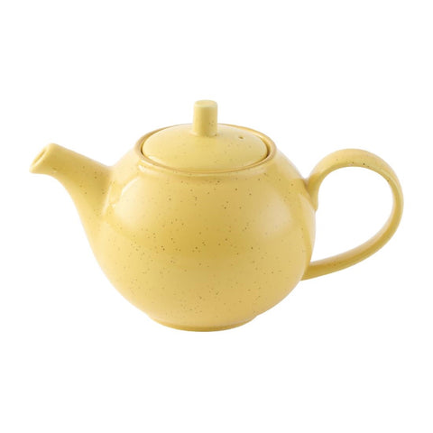 Churchill Stonecast Mustard Seed Teapots (Pack of 4)