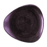 Churchill Stonecast Patina Deep Purple Triangle Plates 265mm (12 Pack)