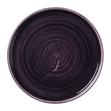 Churchill Stonecast Patina Deep Purple Walled Plates (Pack of 6)