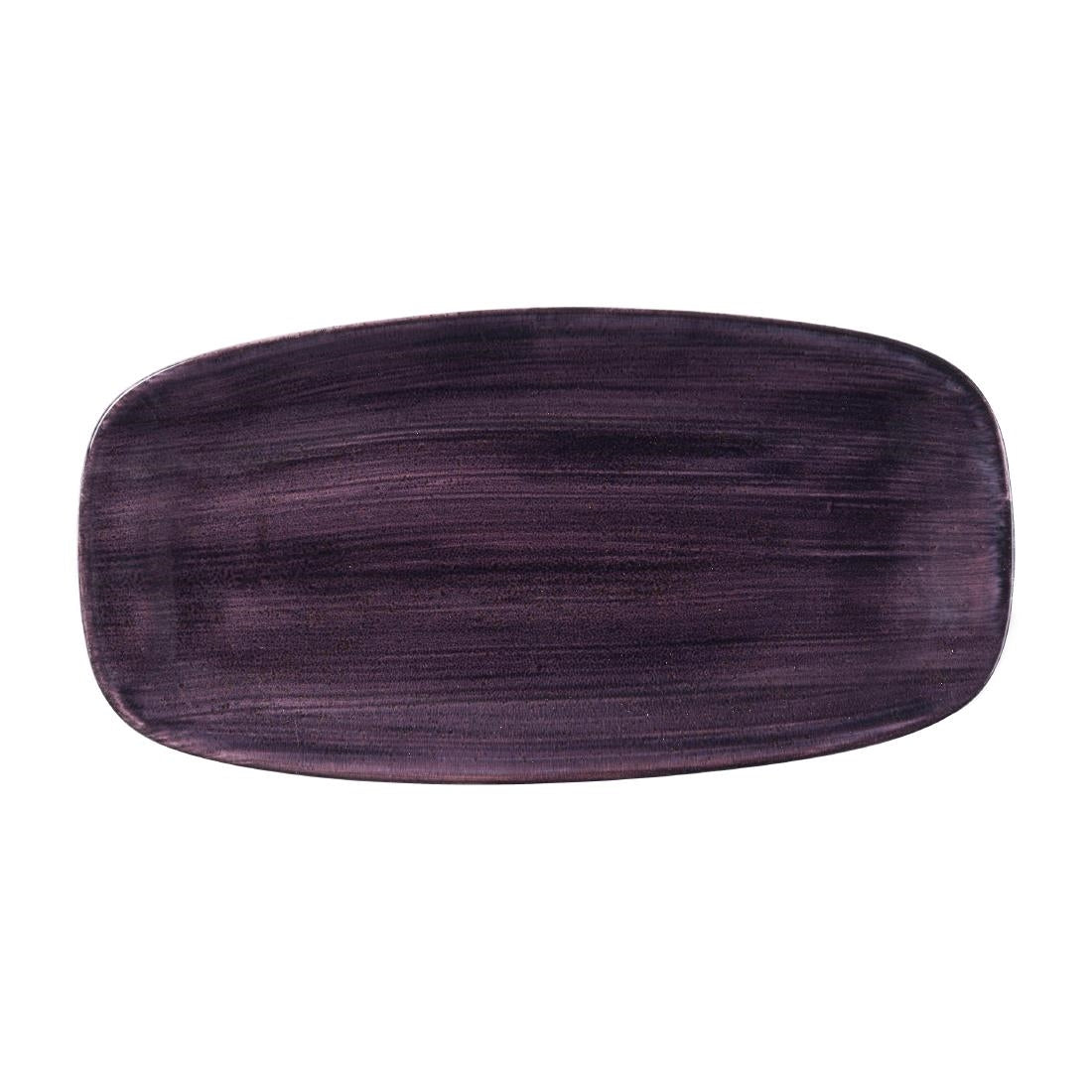 Churchill Stonecast Patina Deep Purple Chefs' Oblong Plate 298mm (Pack of 12)