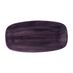 Churchill Stonecast Patina Deep Purple Chefs' Oblong Plates 355mm (6 Pack)