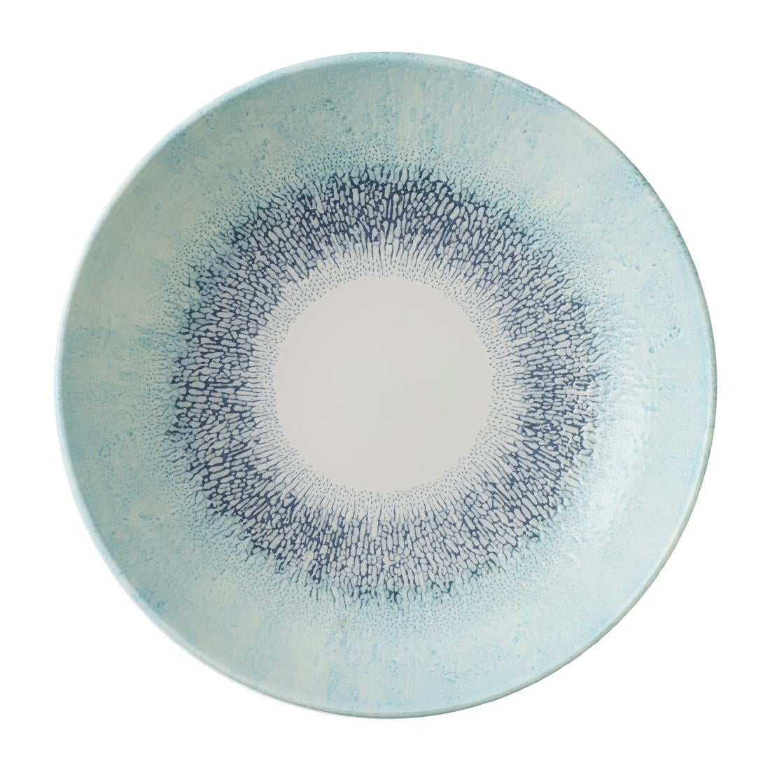 Churchill Studio Prints Fusion Blue Coupe Plates 248mm (12 Pack)