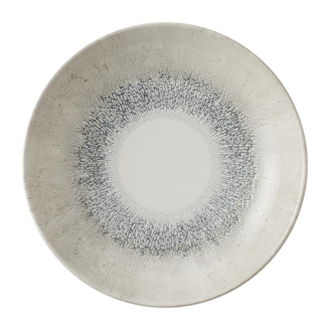 Churchill Studio Prints Fusion Grey Coupe Plates 248mm (12 Pack)