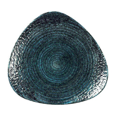 Churchill Homespun Chroma Blue Triangle Plates 265mm (12 Pack)