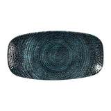 Churchill Homespun Chroma Blue Chefs' Oblong Plates 269mm (12 Pack)