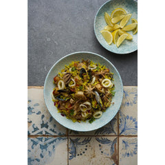 Churchill Vintage Prints Med Tiles Aquamarine Coupe Bowls 182mm (12 Pack)