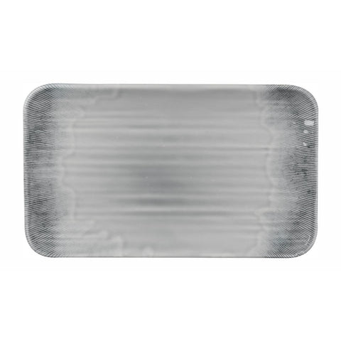 Churchill Harvest Flux Organic Rectangular Platters Grey (Pack of 6)