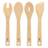 Natural Elements Wood Fibre Kitchen Tools - Set 4