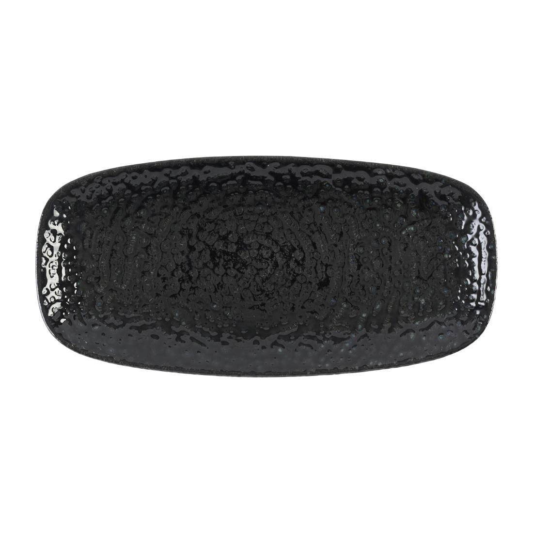 Churchill Studio Prints Homespun Chroma Carbon Chefs' Oblong Plates No. 2 -269 x 127mm (12 Pack)