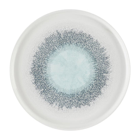 Churchill Studio Prints Fusion Aquamarine Chefs' Walled Plate 260mm (Pack of 6)