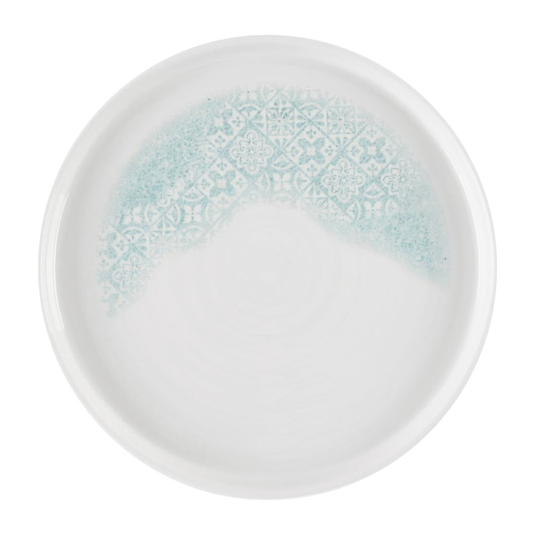 Churchill Vintage Prints Med Tiles Aquamarine Chefs' Walled Plates 210mm (6 Pack)