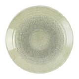 Dudson Harvest Grain Organic Coupe Plates Speckled Green 230mm (12 Pack)