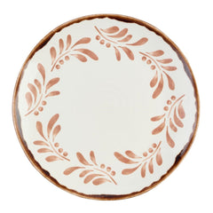 Dudson Harvest Mediterranean Terracotta Organic Coupe Plate 230mm (12 Pack)