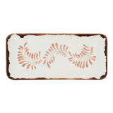 Dudson Harvest Mediterranean Terracotta Rectangular Plate 346 x 156mm (6 Pack)