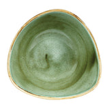 Churchill Stonecast Triangular Bowls Samphire Green 185mm (12 Pack)