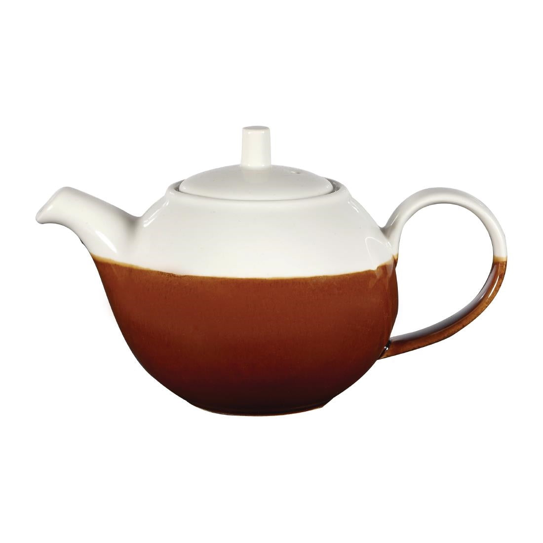 Churchill Monochrome Profile Teapots Cinnamon Brown 430ml (4 Pack)