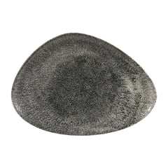 Churchill Studio Prints Raku Triangular Plates Quartz Black 356mm (6 Pack)
