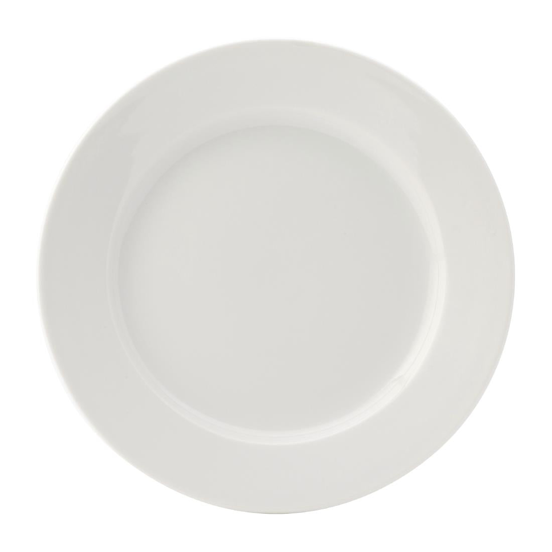 Utopia Titan Winged Plates White 190mm (Pack of 6)