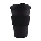 Ecoffee Cup Bamboo Reusable Coffee Cup Kerr & Napier Black 14oz