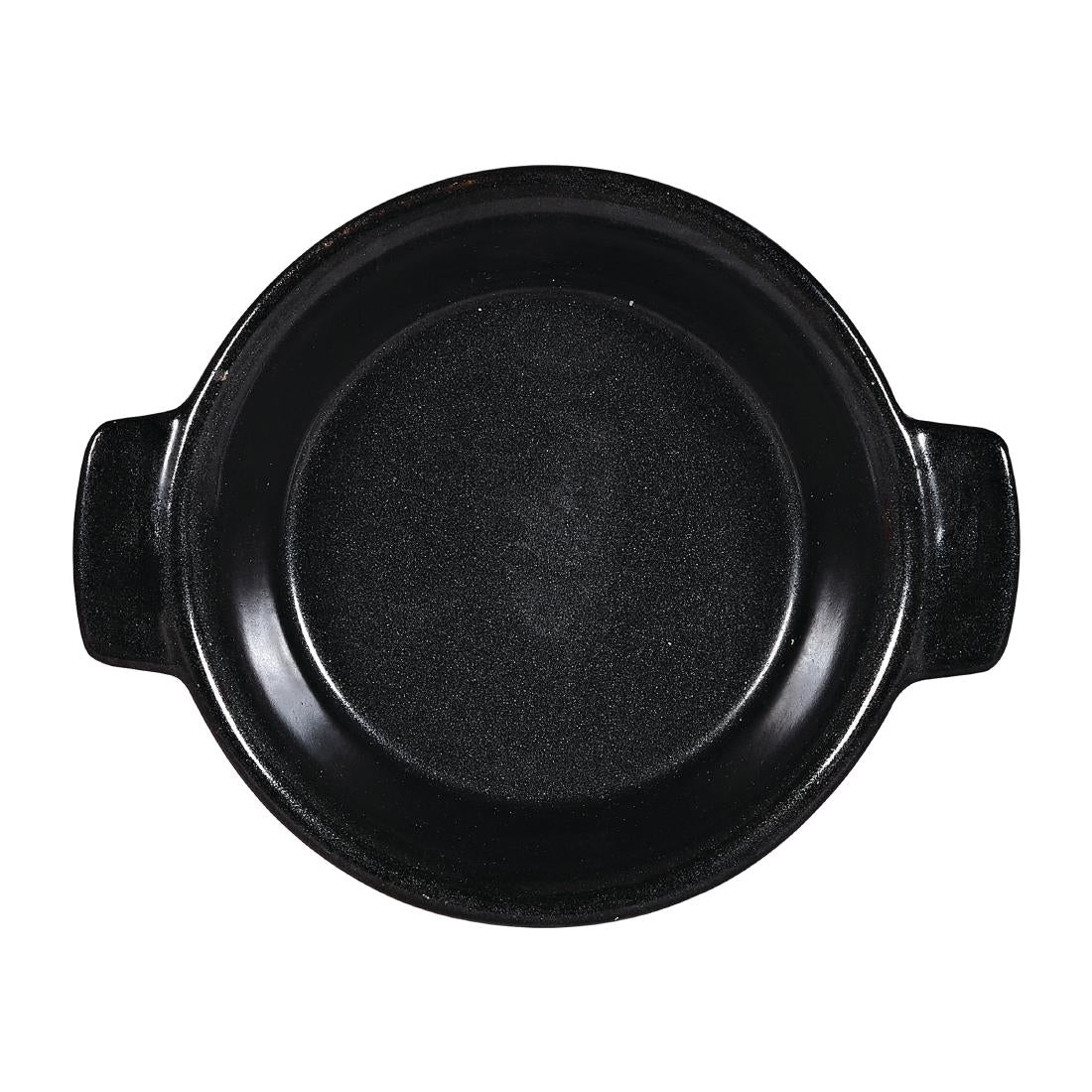 Churchill Black Igneous Stoneware Individual Dish 120mm (Pack of 6)