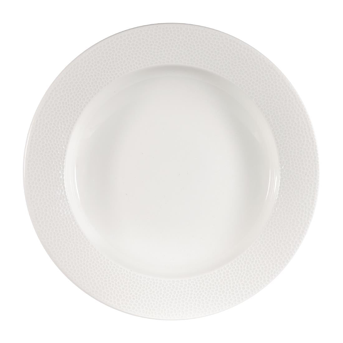 Churchill Isla Wide Rim Plates White 305mm (12 Pack)