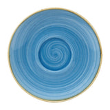 Churchill Stonecast Cappuccino Saucers Cornflower Blue 156mm