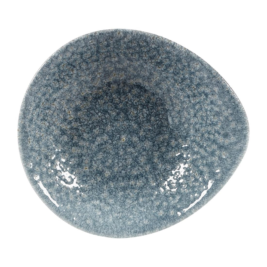 Churchill Raku Round Dishes Topaz Blue 185mm (12 Pack)