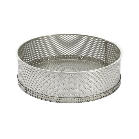 De Buyer Perforated Cheesecake Mould with Removable Base 240x65mm